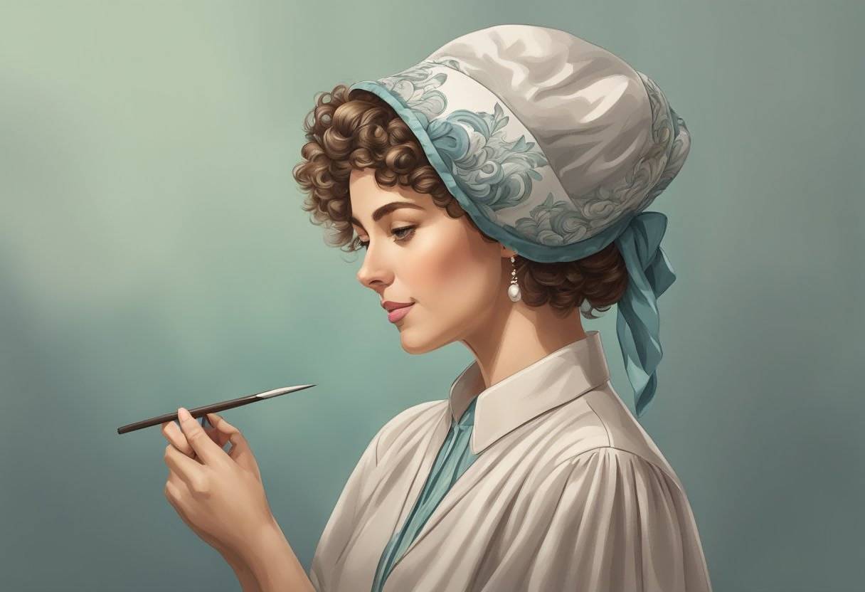 Шелковой капот для вьющихся волос2