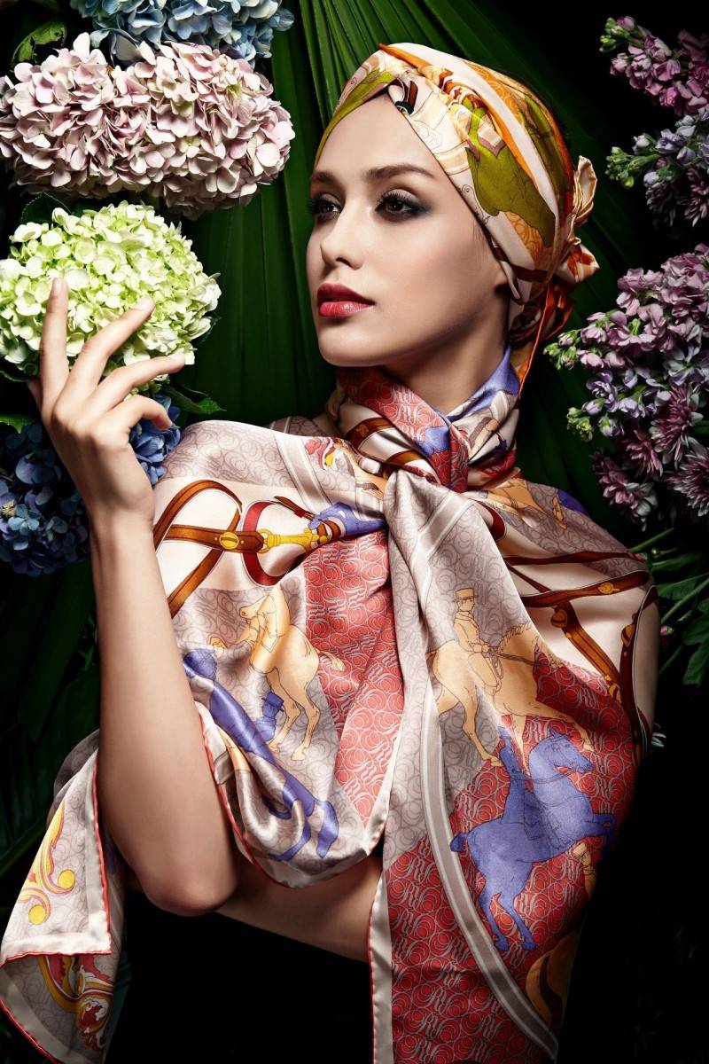 taihu snow silk scarf(1) снежный шелковый шарф Taihu(1)