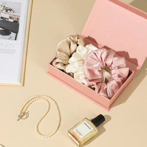 Оптовая оптовая цена большие резинки для волос из шелка шелковицы 19/22/25 мм для девочек