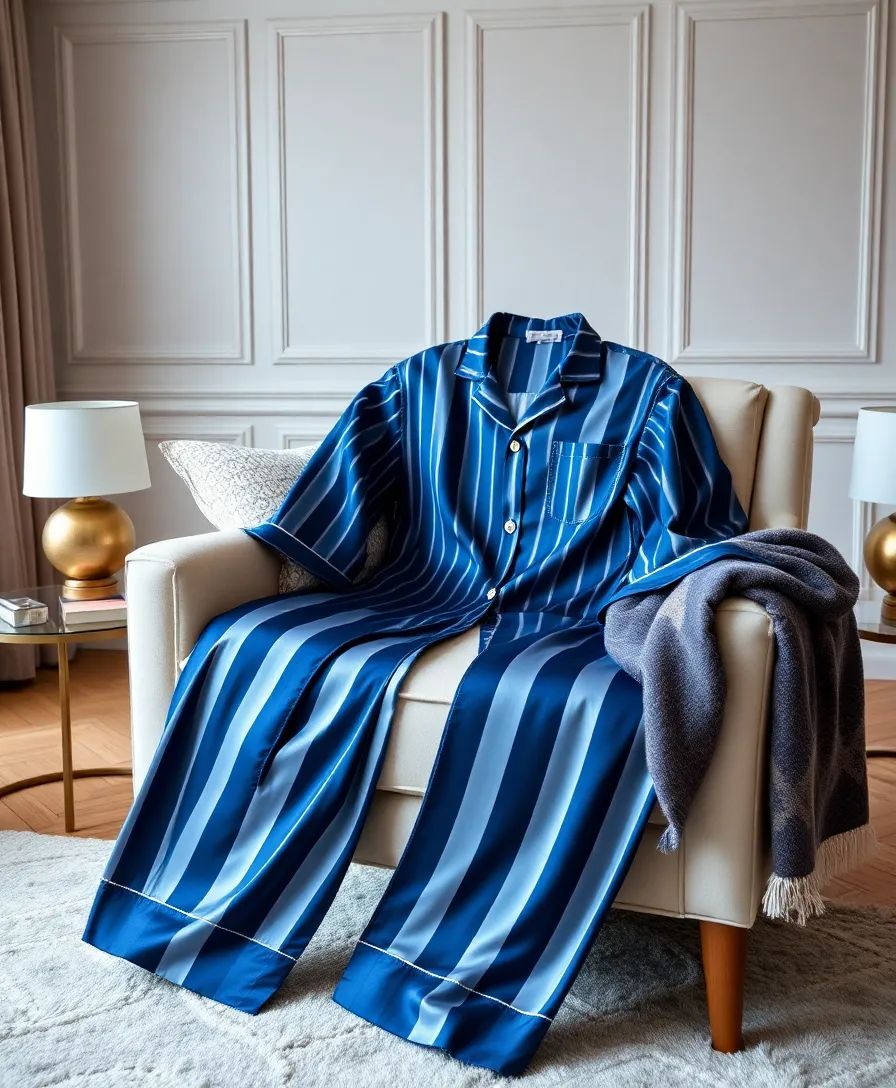 шелковая рождественская пижама5