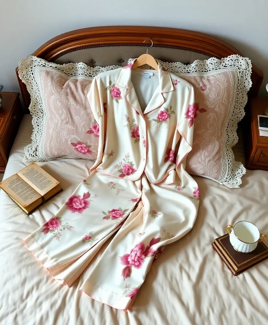 шелковая рождественская пижама9